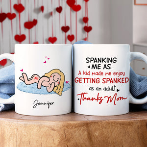 Personalized Gifts For Mom Coffee Mug Spanking Me As A Kid - Coffee Mugs - GoDuckee