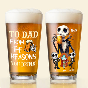 Personalized Gifts For Dad Beer Glass 03QHDT080524 Father's Day - Drinkware - GoDuckee