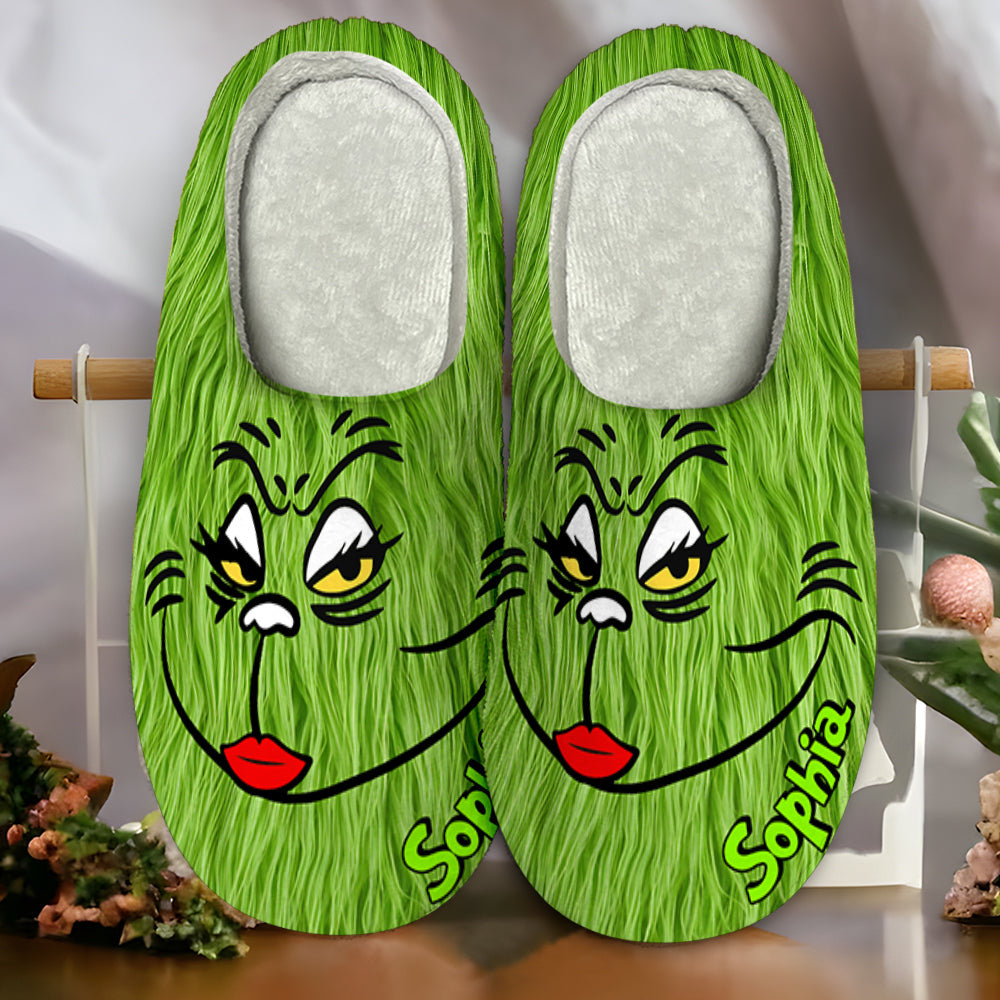 Personalized Christmas Gifts Home Slippers 02OHLU021024 - Shoes - GoDuckee