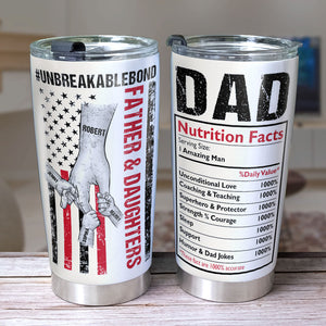 Father and Children Personalized Tumbler Cup, Gift For Father's Day - Tumbler Cup - GoDuckee