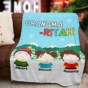 Personalized Gifts For Grandma, Movie Characters Blanket 02TOLU021124HG - Blanket - GoDuckee