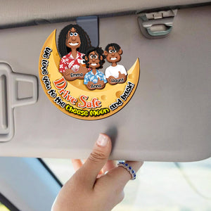 Personalized Car Visor Clip - Personalized Gifts For Parents, Drive Safe 04KALU130225PA - Caps - GoDuckee