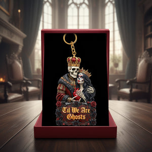 Skeleton Couple Keychain - Personalized Gifts For Couple 03huqn091225 - Keychains - GoDuckee