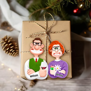 Personalized Gift For Couple Christmas Ornament 06ACPU121124PA - Ornament - GoDuckee