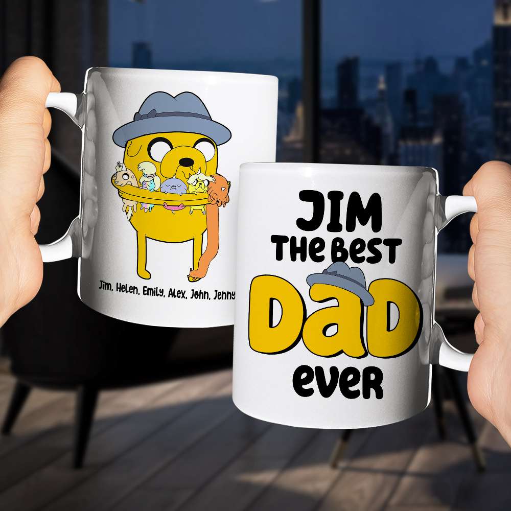 The Best Dad Ever 04DNHN280423 Gift For Father's Day White Mug - Coffee Mug - GoDuckee