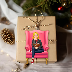 Personalized Gifts For Book Lover Christmas Ornament 04ACPU121124PA - Ornament - GoDuckee