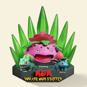 Monster Mom Plaque - Personalized Gifts For Mom 011ohpu240425 - Shaped Plaques - GoDuckee