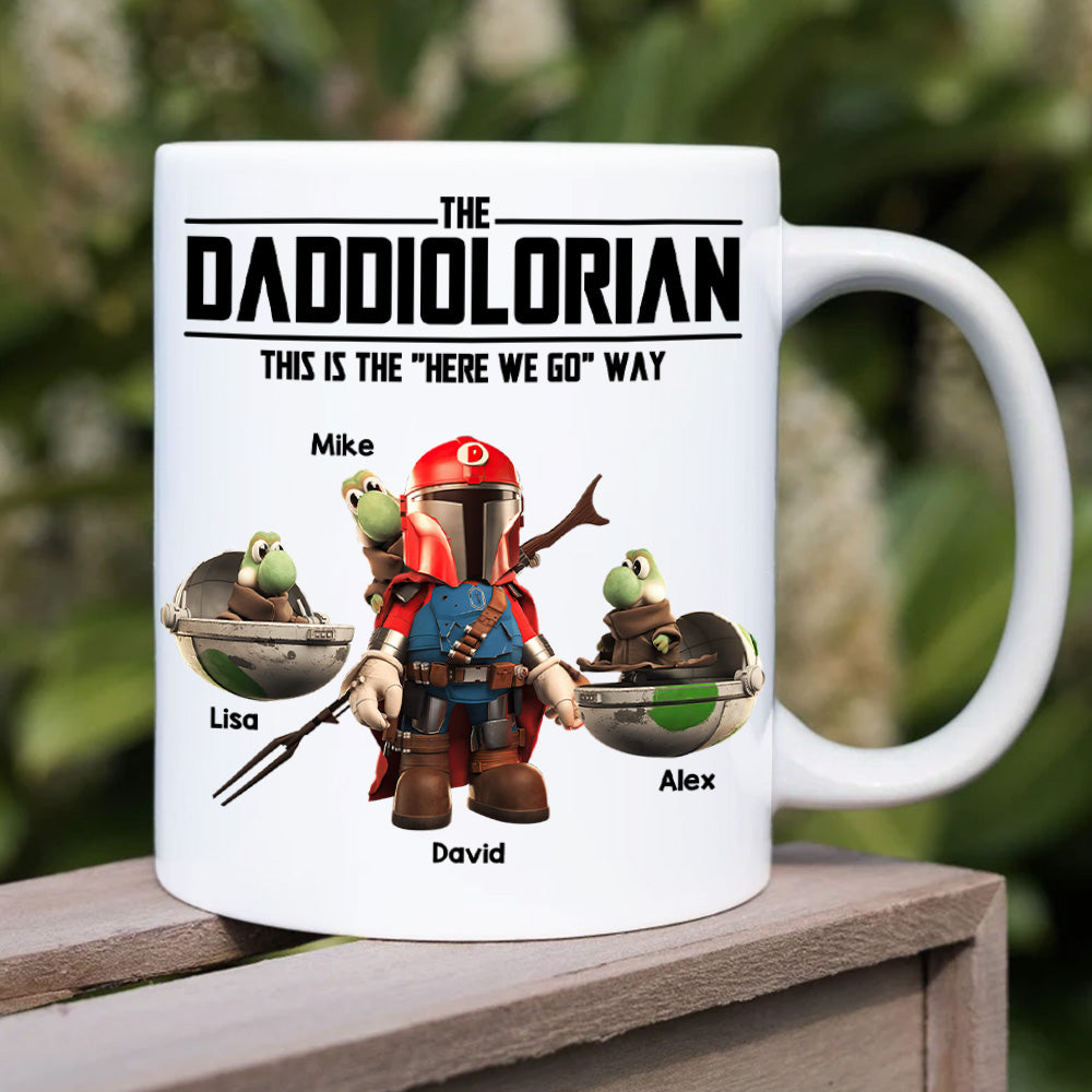 The Best Dad "Here We Go" Father's Day 03hthn260523 Personalized Mug - Coffee Mug - GoDuckee