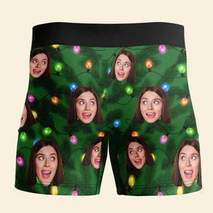 Custom Photo Gifts For Christmas Men's Boxers 01xqtn091024 - Boxer Briefs - GoDuckee