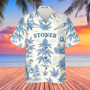 Funny Stoner Hawaiian Shirt – Personalized Gifts For Weed Lovers 03toqn120625 - Hawaiian Shirts - GoDuckee