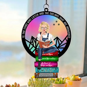 Personalized Gifts For Book Lover Suncatcher Ornament, Fantasy Book Series 03NADC080824TM - Ornament - GoDuckee