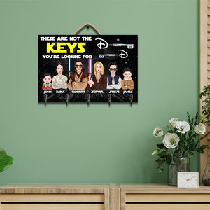 Gifts For Family, These Are Not The Keys You're Looking For, Personalized Wood Key Hanger, 04htpo190723tm - Wood Sign - GoDuckee