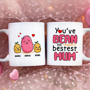 Personalized Gifts For Mom Coffee Mug You've Bean The Bestest Mum 04TODT080324 - Coffee Mugs - GoDuckee