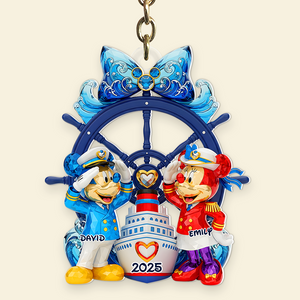 Cruising Couple Keychain Personalized Gifts For Couple 01napu280525 - Keychains - GoDuckee