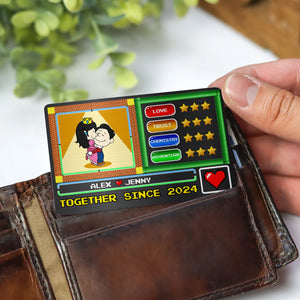 Personalized Gifts For Couple Aluminum Wallet Card 02TOMH091224HG - Wallet Card - GoDuckee