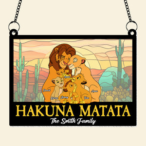 Personalized Gifts For Family Suncatcher Ornament 01katn070824hg - Ornament - GoDuckee