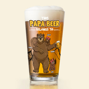 Personalized Gifts For Dad Beer Glass 03OHPU110524HH Father's Day - Drinkware - GoDuckee