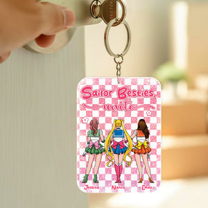 Personalized Gifts For Best Friends Keychain Besties Unite 02kapu260224hh - Keychains - GoDuckee