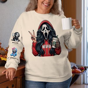 Personalized Gifts For Mom Shirt, Horror Mama 01qhqn190924 - AOP Products - GoDuckee