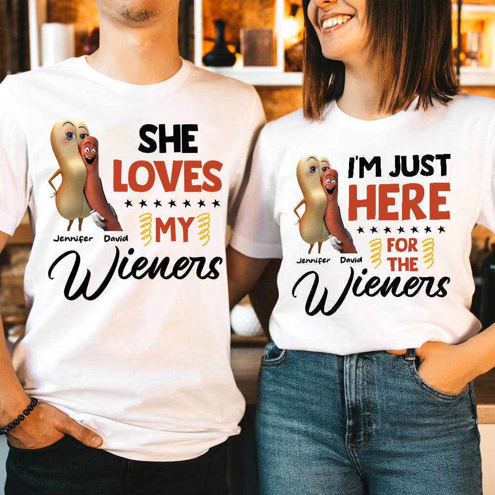 Gift For Couple, Personalized Shirt, Sausage Couple Shirt, Couple Gift 03OHHN130723 - Shirts - GoDuckee