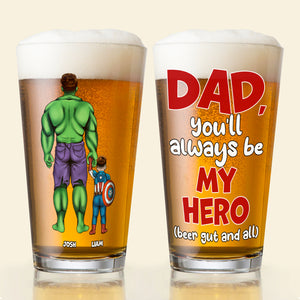 Personalized Gifts For Dad Beer Glass 01qhpu160524pa Father's Day - Drinkware - GoDuckee