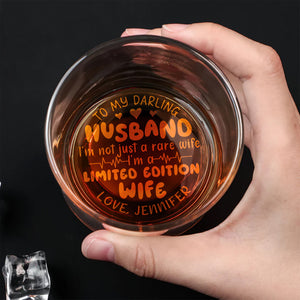 Personalized Gifts For Husband Engraved Whiskey Glass 03kaqn030624 - Drinkware - GoDuckee