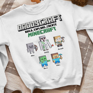 Build, Explore, Creative, Gift For family, Personalized Shirt, Game Character Shirt 05OHHN051023 - Shirts - GoDuckee