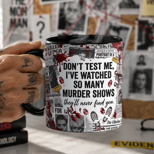 Sip Coffee, Solve Murders Coffee Accent Mug - Personalized Gifts 03NALU170826 - Coffee Mug - GoDuckee