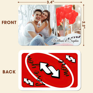 Custom Photo Gifts For Couple Wallet Card 02KADT130125 - Wallet Card - GoDuckee