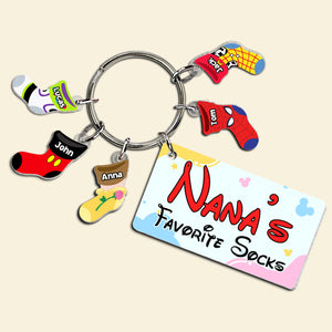 Personalized Gifts For Grandma Keychain 02natn040724 - Keychains - GoDuckee