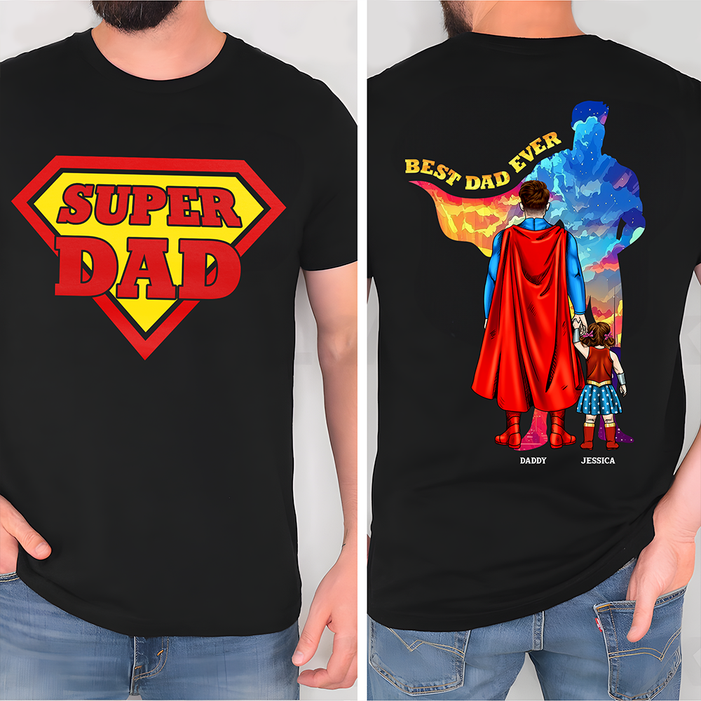 Super Dad Shirt - Personalized Gifts For Dad 02ohpu050425pa - Shirts - GoDuckee