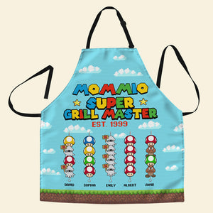 Personalized Gifts For Mom Aprons Grill Master 03htqn010324 - Aprons - GoDuckee