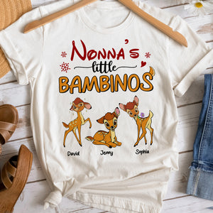 Grandma's Little Bambino Personalized Shirt, Gift For Grandma 04QHTN141123 - Shirts - GoDuckee