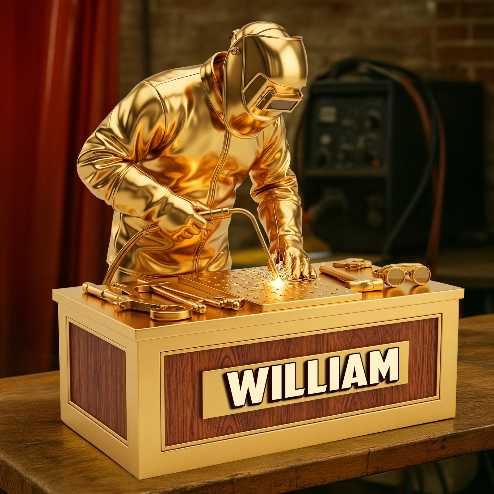 Proud Skilled Welder Acrylic Plaque - Personalized Gifts For Welders 02OHLU140725 - Shaped Plaques - GoDuckee
