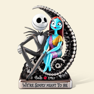 Haunting Sweethearts Acrylic Plaque - Personalized Gifts For Couple 02tgpu270525 - Shaped Plaques - GoDuckee