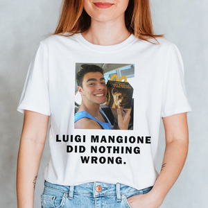 Gifts For Luigi Mangione Shirt Luigi Mangione Did Nothing Wrong 03ACXX111224 - Shirts - GoDuckee