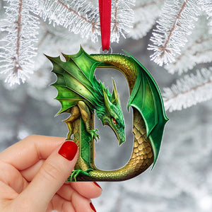 Dragon Hanging Ornament - Custom Alphabet Letter Christmas 04HUTN041124 - Ornament - GoDuckee