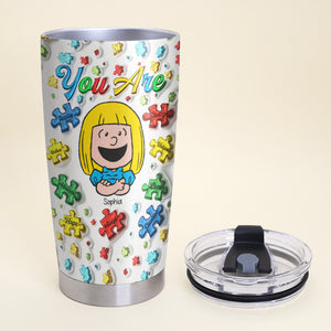 Personalized Gifts For Autism Awareness Tumbler 05toqn220225hh - Tumbler Cup - GoDuckee