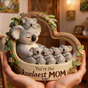 Koala Mom Cute Acrylic Plaque - Personalized Gifts For Mom 03QHLU070226 - Shaped Plaques - GoDuckee