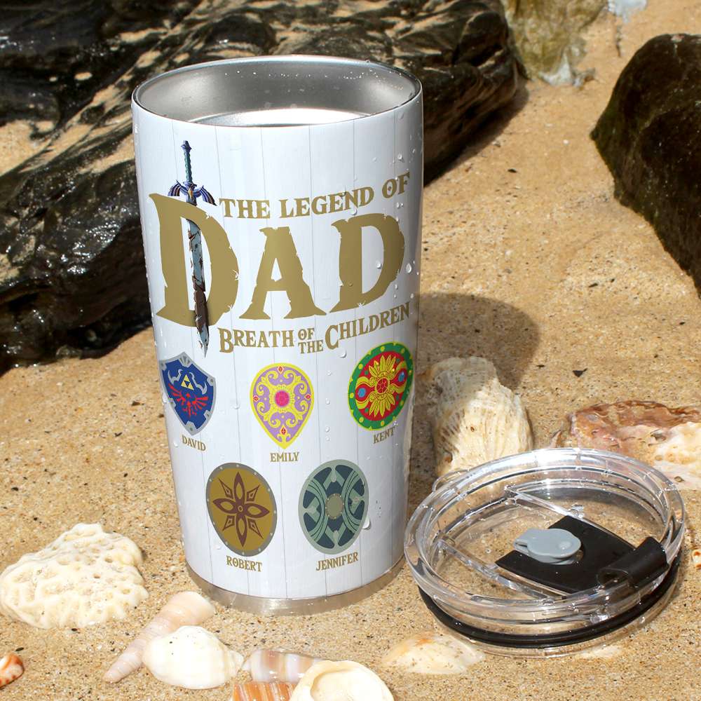 Dad The Legend Of Dad 02naqn300523 Personalized Tumbler - Tumbler Cup - GoDuckee