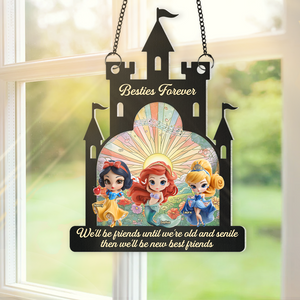 Personalized Gifts For Friend Suncatcher Ornament, Princess Lovers 04TGPU080725 - Ornament - GoDuckee