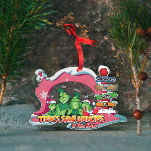 Personalized Gifts for Family, Green monster family acrylic ornament 02TOMH170824 - Ornament - GoDuckee