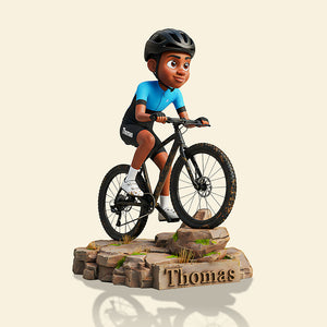 Teenager Riding Bicycle Plaque - Custom Photo Gifts For Bicycle Lovers 02pata290825 - Shaped Plaques - GoDuckee