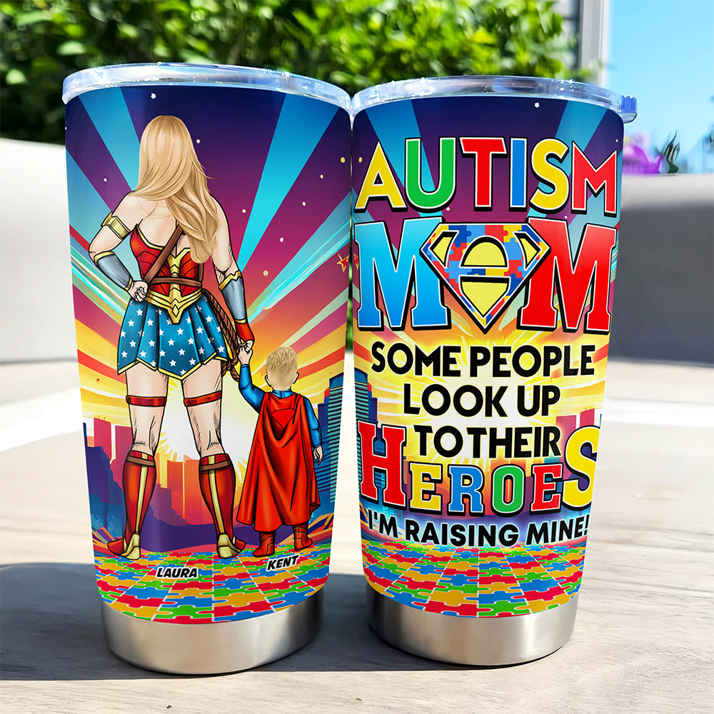 Personalized Gifts For Autism Mom Tumbler 05toqn030325pa - Tumbler Cup - GoDuckee