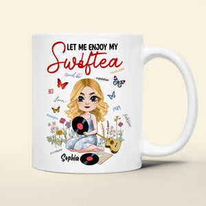 Let Me Enjoy My Tea, Personalized 04KATN050124HH Coffee Mug, Gifts For Music Fan - Coffee Mug - GoDuckee