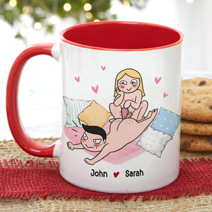 I Might Look Like I'm Listening To You, Gift For Couple, Personalized Mug, Funny Couple Coffee Mug, Couple Gift - Coffee Mug - GoDuckee