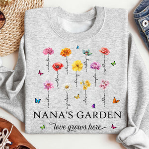 Personalized Gift For Grandma Shirts Birth Month Flower 01ACDT311024 - Shirts - GoDuckee