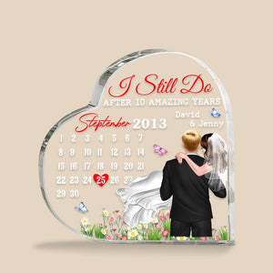 I Still Do After Amazing Years - Personalized Couple Plaque - Gift For Couple - Decorative Plaques - GoDuckee