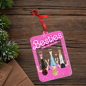 Besties For The Resties, Gift For Friends, Personalized Acrylic Ornament, Besties Together Ornament, Christmas Gift 04NAHN151123HH - Ornament - GoDuckee