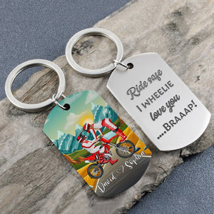 Personalized Gifts For Motocross Lover Keychain 02pgdc050724pa - Keychains - GoDuckee